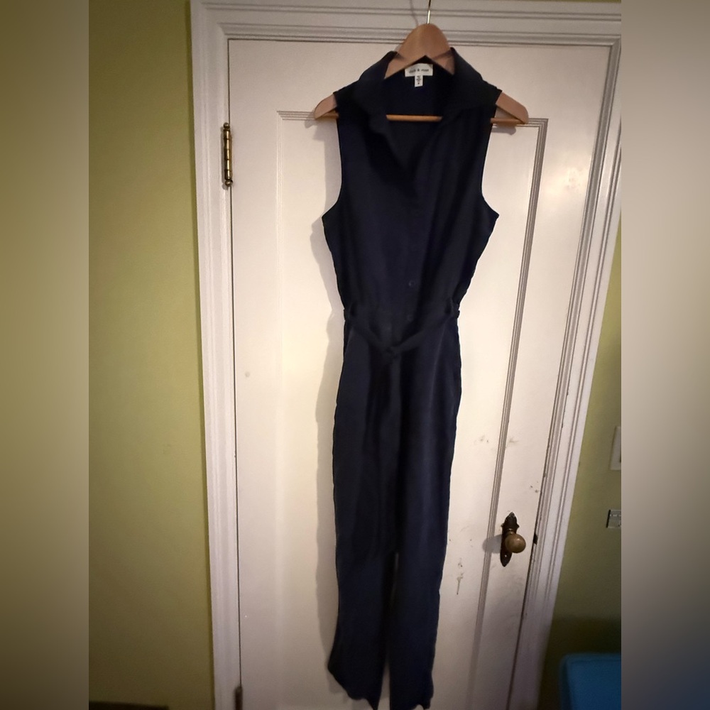 Cloth & Stone Navy Jumpsuit